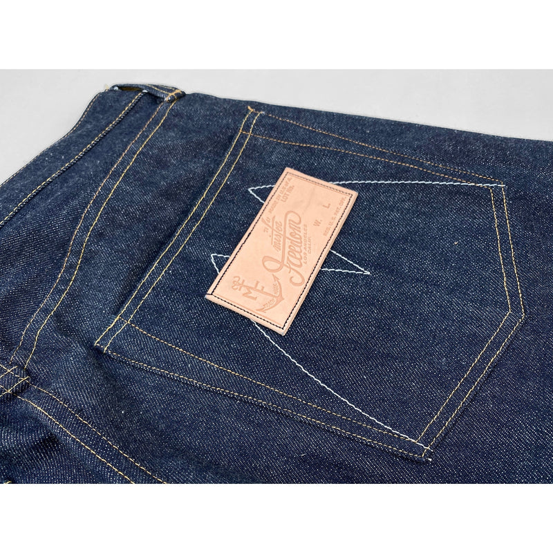 MF® original white “M” stitch design on rear pockets.