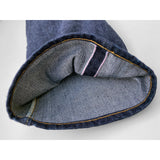 Chain stitch hem. Mister Freedom® jeans made in USA