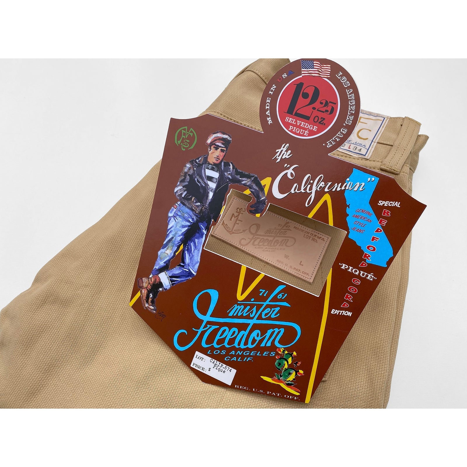 Californian Lot674 - Golden Blonde Pique | Mister Freedom®