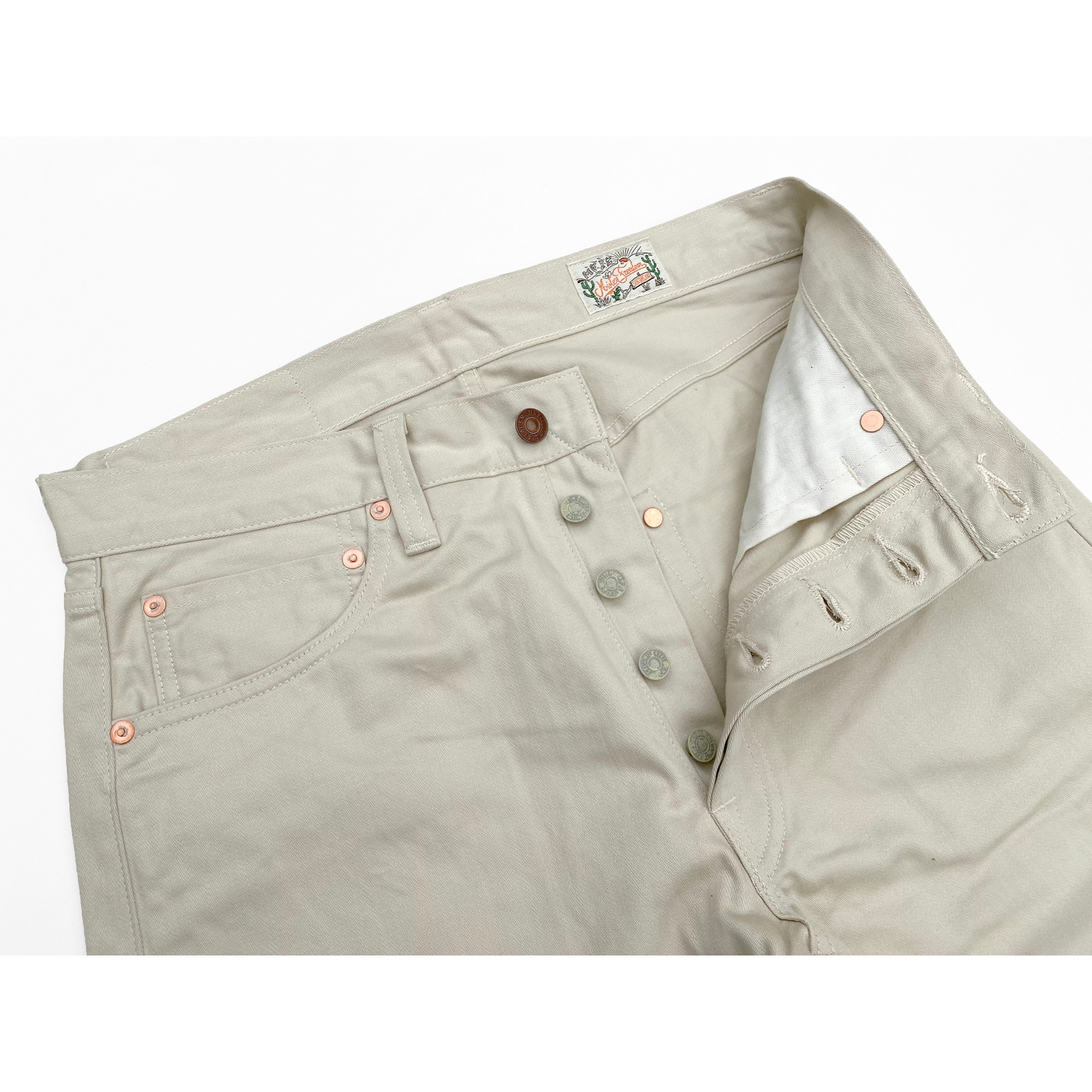 Californian Lot.64 - Wheat Sateen (Straight Leg) | Mister
