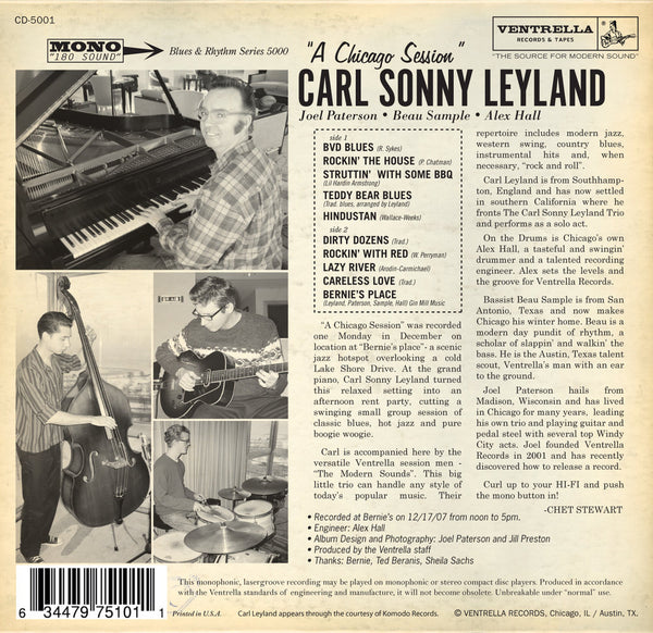 Carl Sonny Leyland - "A Chicago Session"