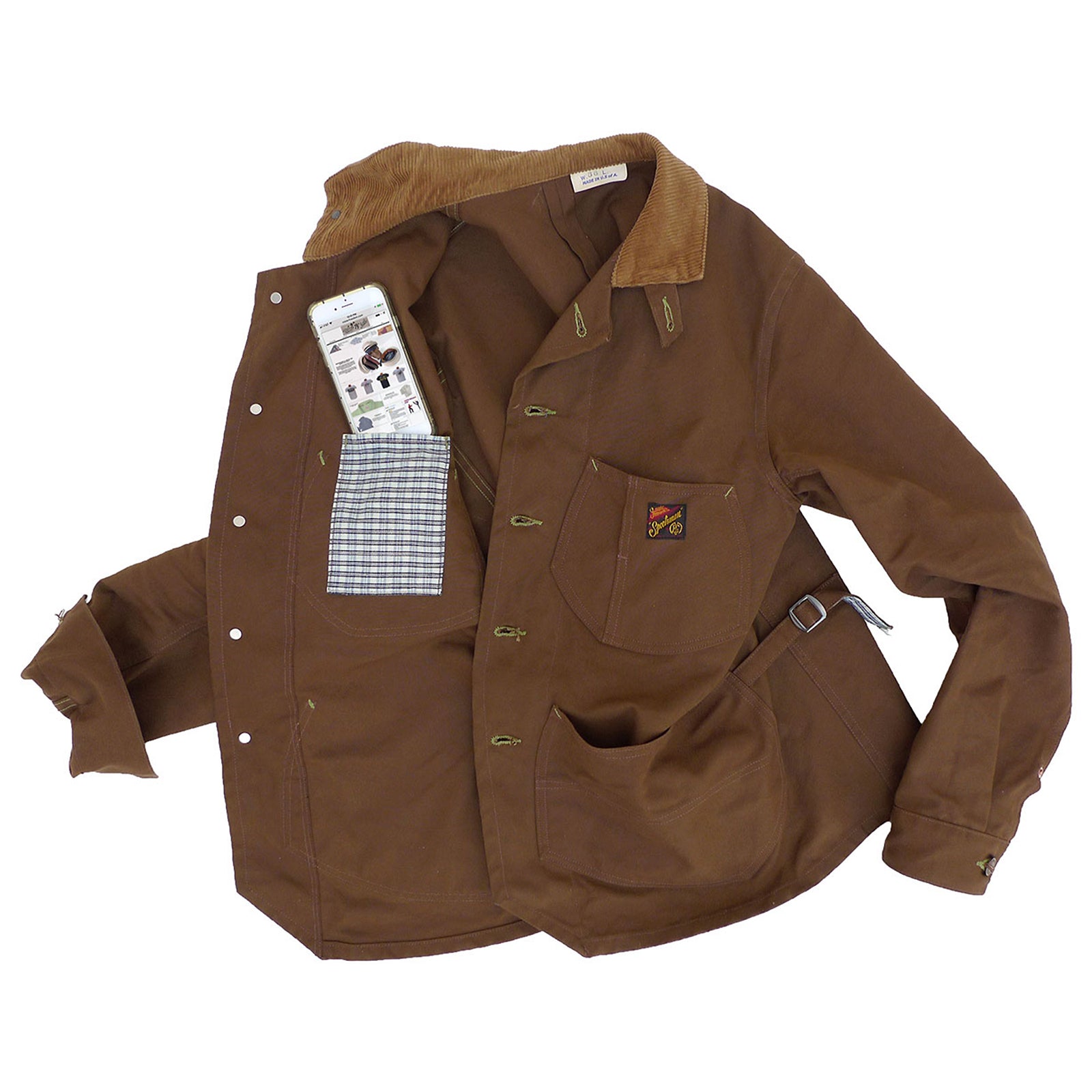 Conductor Jacket - Cachou Duck Canvas