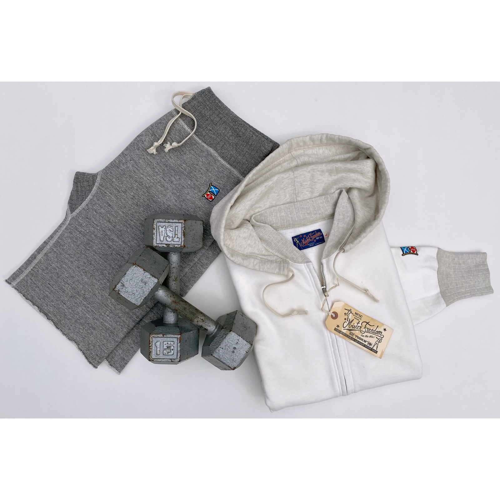 The Contender Sweatshirt - White/Oatmeal | Mister Freedom®