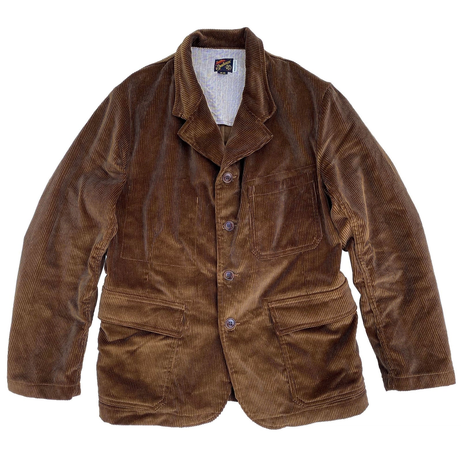 Rrl indigo corduroy sport coat discount