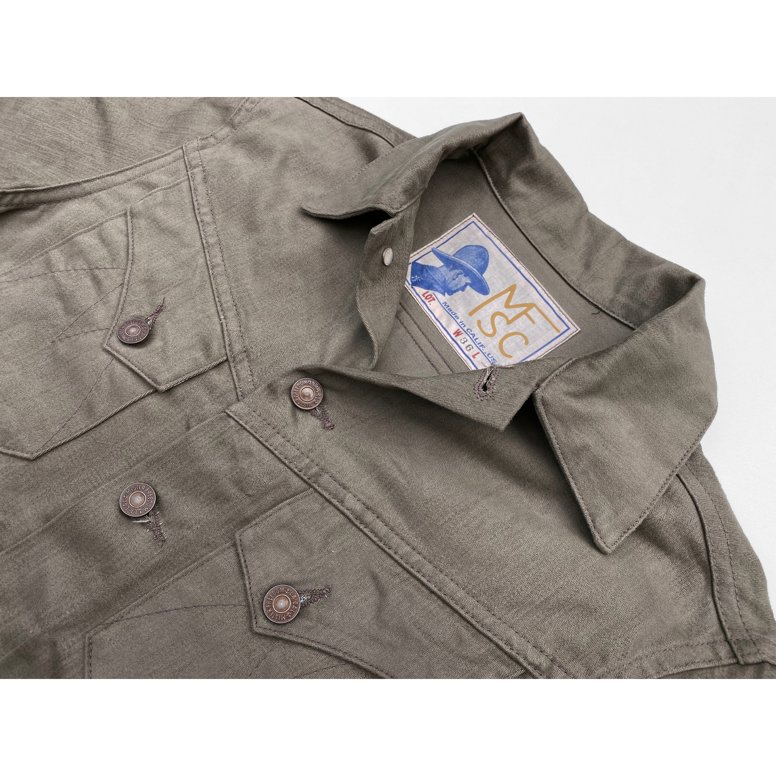 Cowboy Jacket - Mocha Sateen | Mister Freedom®
