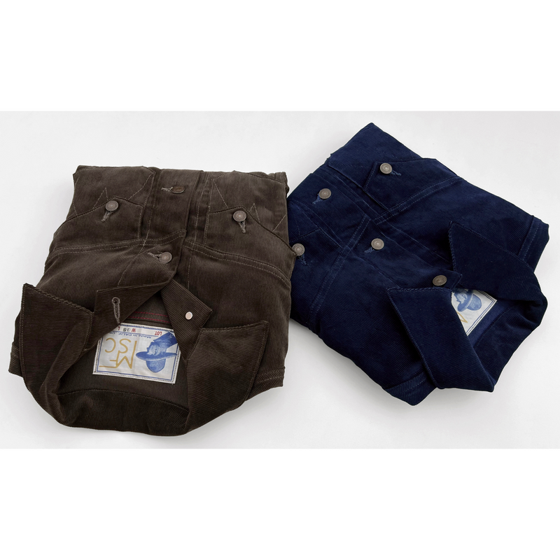 Cowboy Jackets folded showing original MF® designed pockets and label