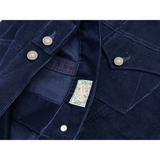 Cowboy Jacket details: brass buttons, "M" stitching on pocket and original label