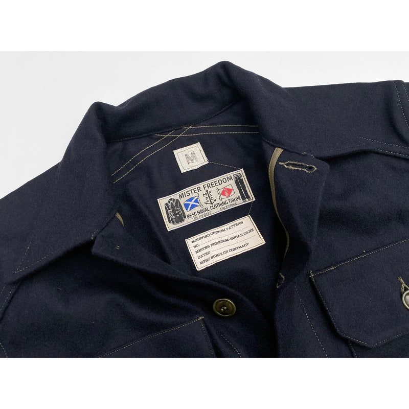 MF51 Field Shirt - Navy Melton Wool