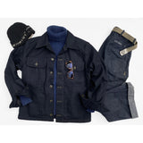 Mister Freedom® MF51 Field Shirt, navy blue melton wool ©2020