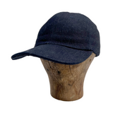 MF® SHIP CAP in cotton/linen denim, union made in USA