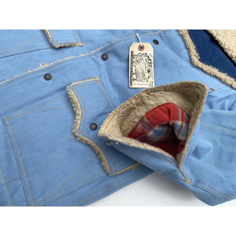 Maverick Blue Bell Vintage Flared Jeans 1960s Boot Cut Denim Pants
