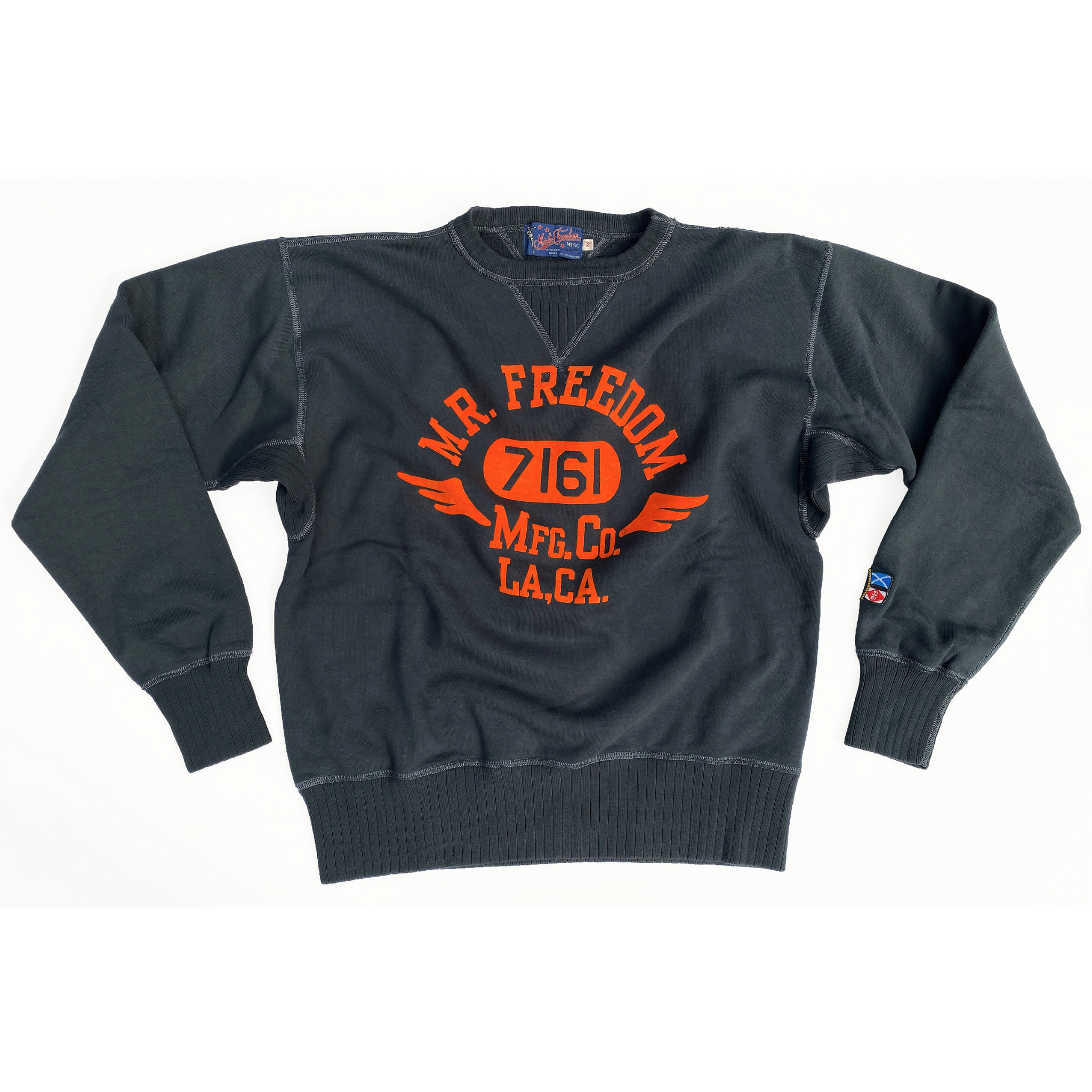 トップス OLD MISSOURI FLOCK PRINT SWEAT SHIRT OLD MISSOURI FLOCK PRINT SWEAT SHIRT