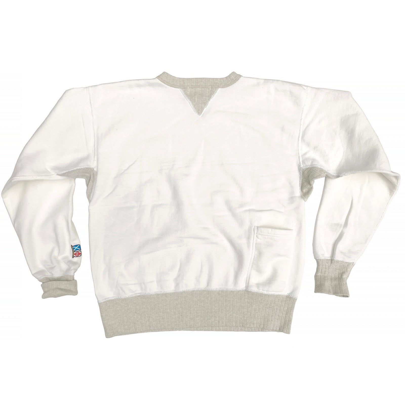 Printed cotton jersey sweatshirt in white | GUCCI® US