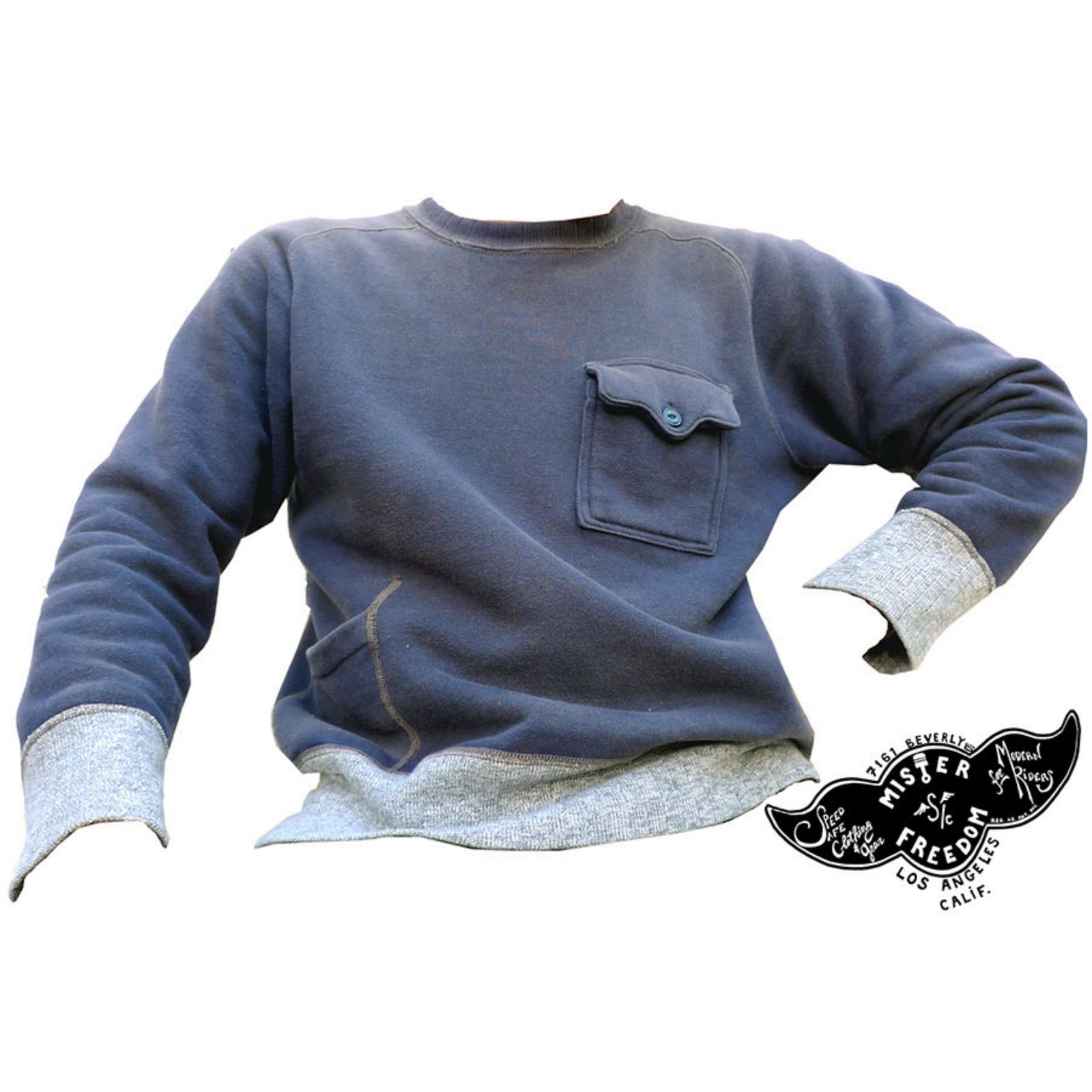 Mechanic Sweatshirt - Grey | Mister Freedom®