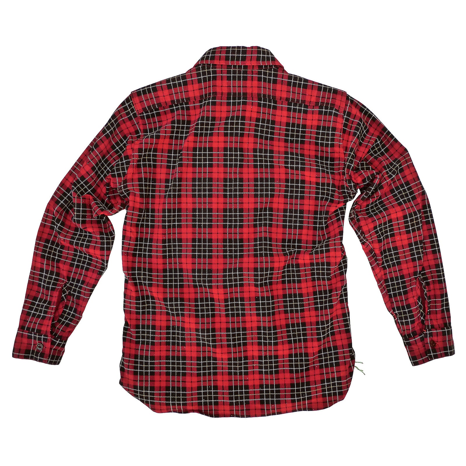 Nixon Shirt - Red Printed Plaid Corduroy | Mister Freedom®