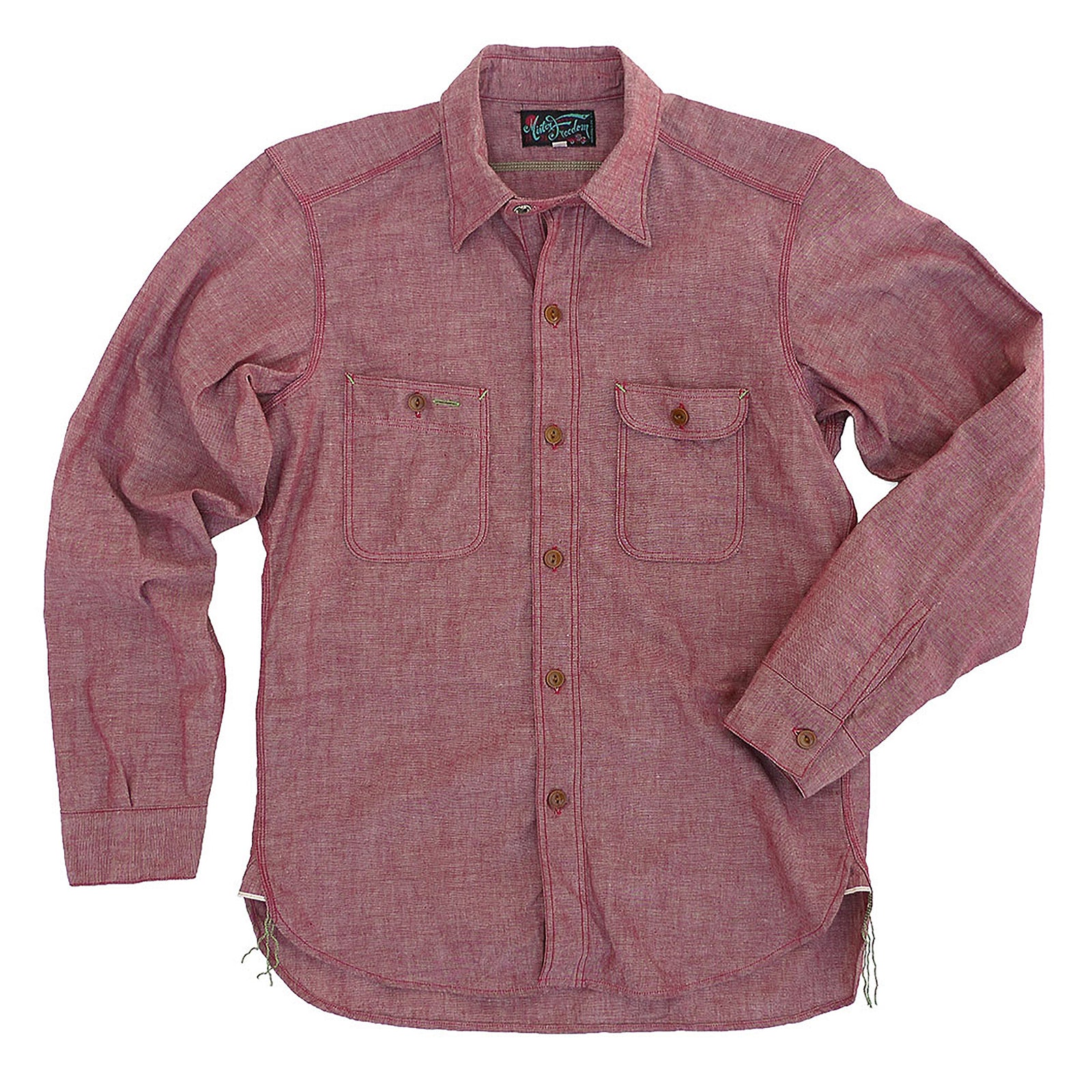 Nixon Shirt - Red Chambray | Mister Freedom®