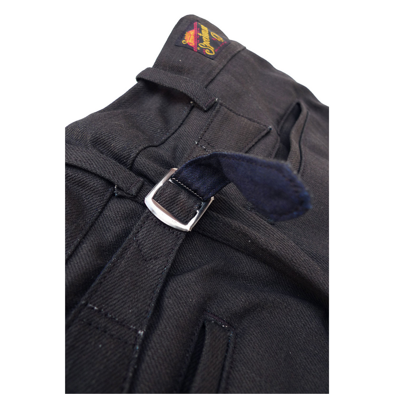 Continental Trousers - JC Black Coated Denim | Mister Freedom®