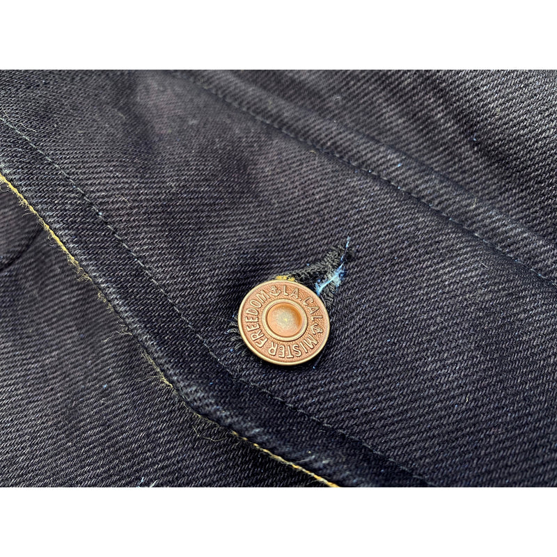 Pioneer Jacket Midnight Original MF® Californian Blue Jeans tack buttons, brass finish