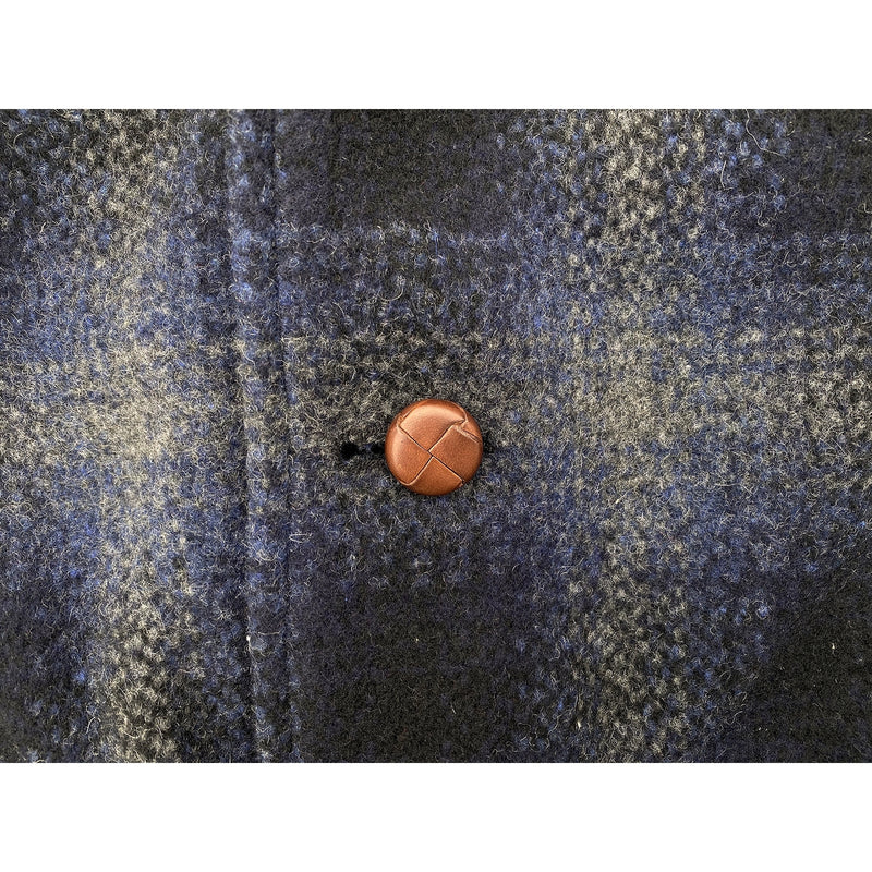 Pioneer Jacket Woven (genuine) leather shank buttons