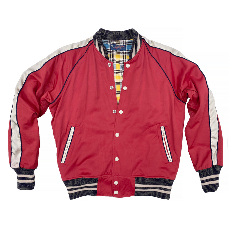 Mister Freedom® PODIUM inspired by vintage 1940s-60s award/letterman/baseball/varsity/club/warm-up jackets. Made In Japan.
