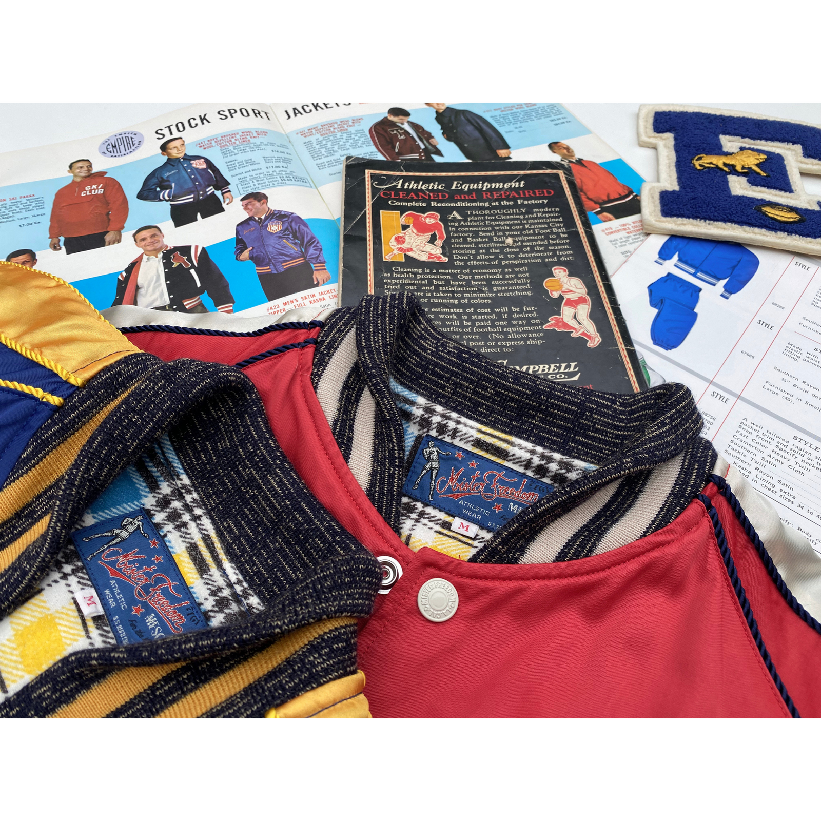 Podium Jacket - Royal Blue/Gold | Mister Freedom®