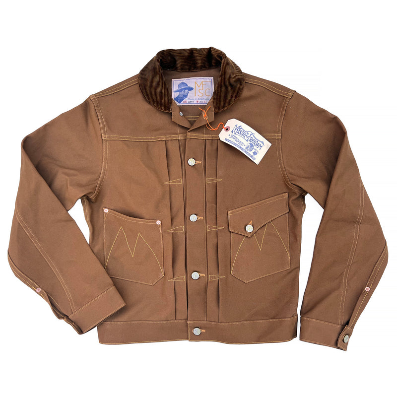 Ranch Blouse - "Frontier Duck Canvas" - Brown