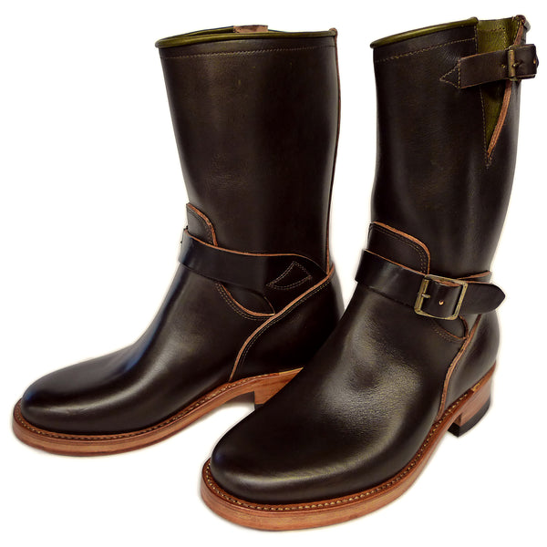 Road Champ - Brown Leather Boots