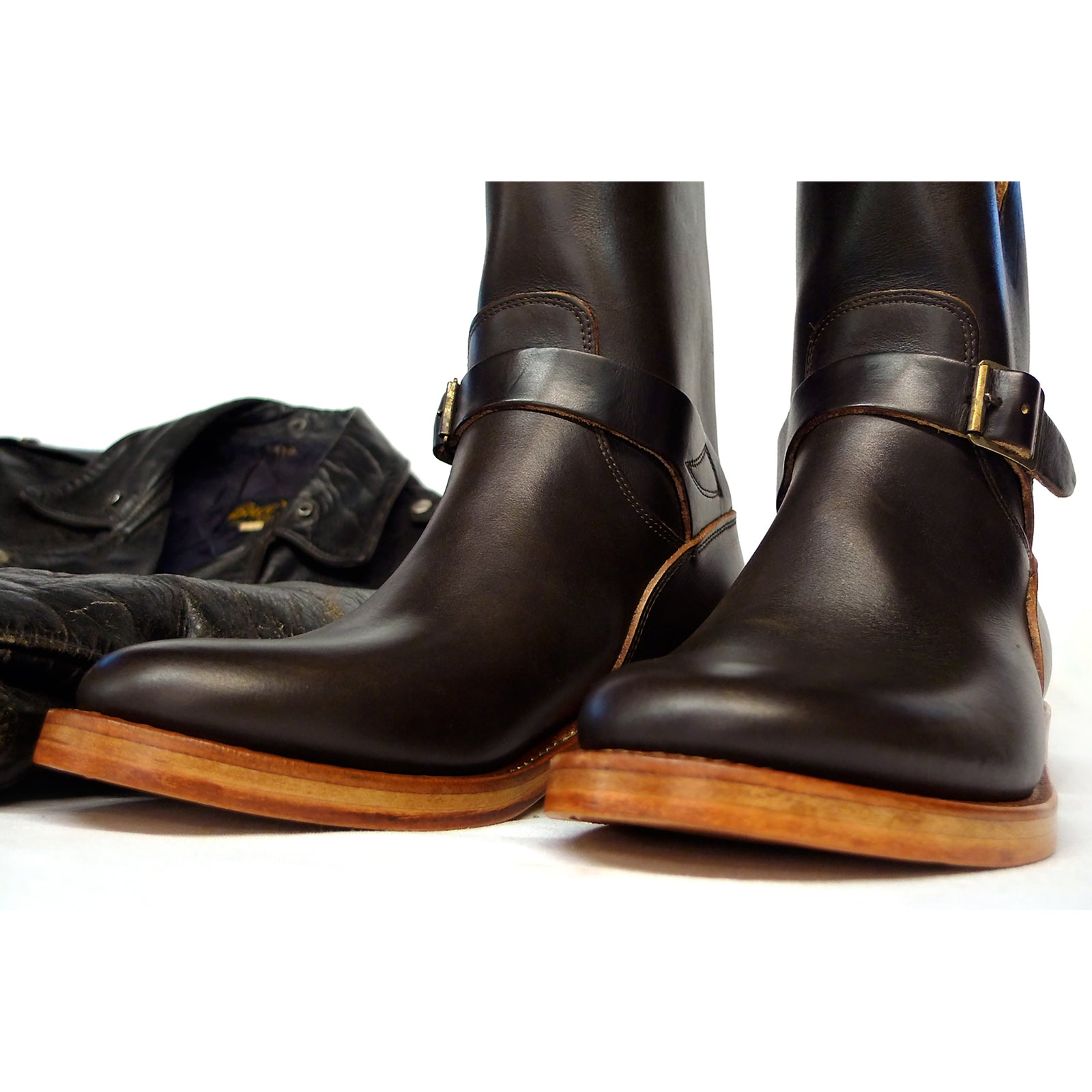 Road Champ - Brown Leather Boots – Mister Freedom®