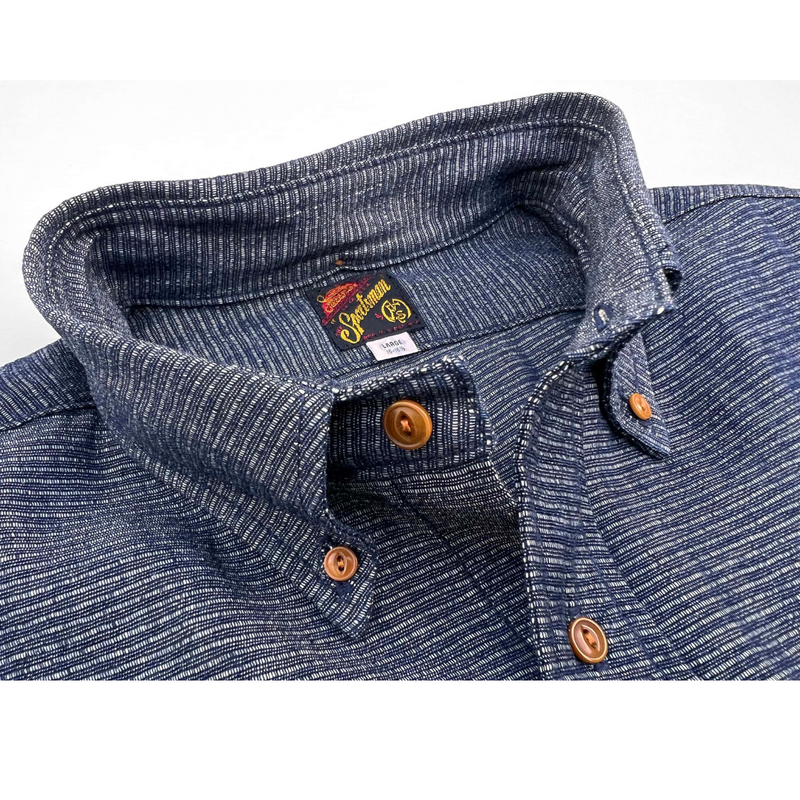 Berkeley Shirt L/S - Linen Stripe | Mister Freedom® Berkeley Shirt L/S - Linen Stripe | Mister Freedom®