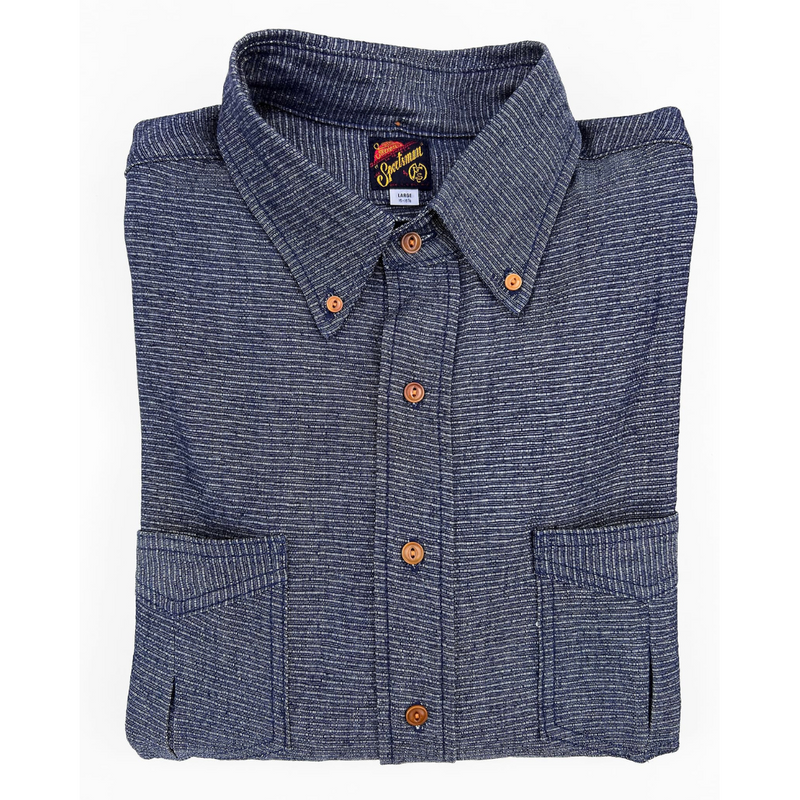 Berkeley Shirt L/S - Linen Stripe | Mister Freedom® Berkeley Shirt L/S - Linen Stripe | Mister Freedom®
