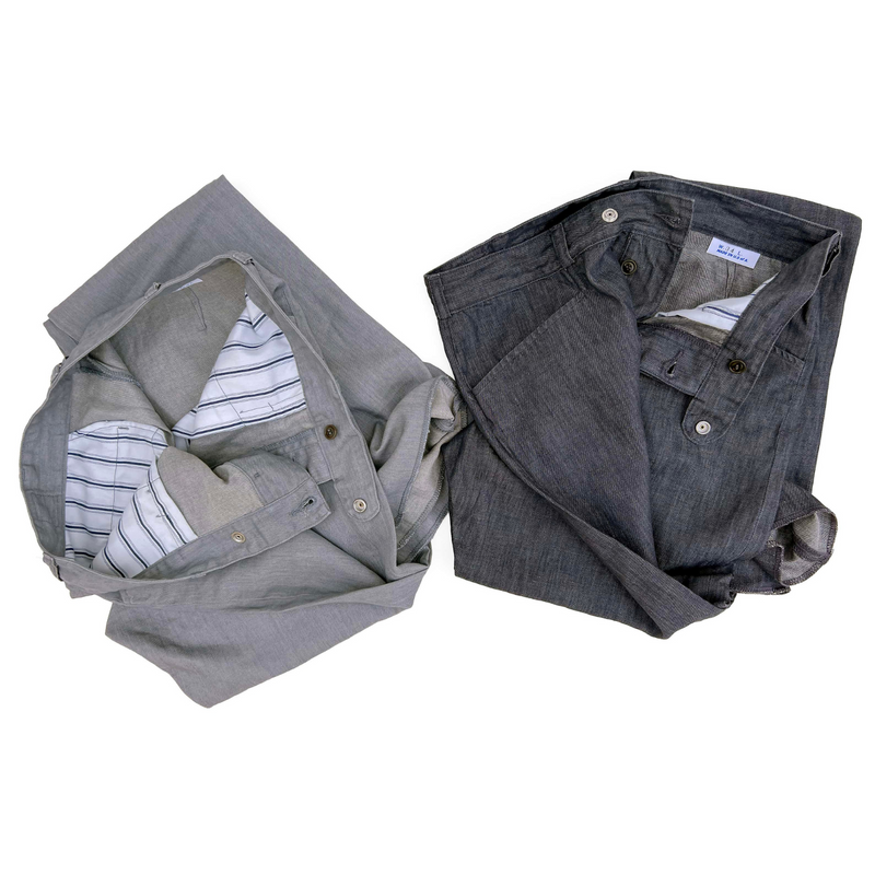 SS2023 Release of the "Nouvelle Vague" Slacks in Slate Grey and Charcoal Grey