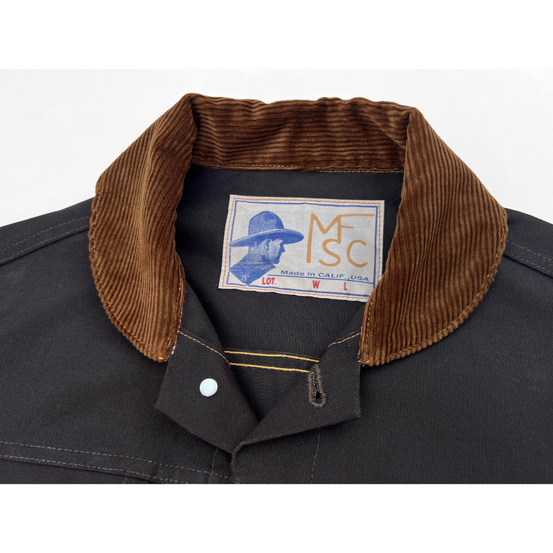MFSC Ranch Blouse - Early round-type collar, A-1 style made from corduroy