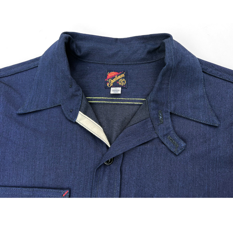 Full Button Front Ranger Shirt with Chin Strap - Mister Freedom Sugar Cane