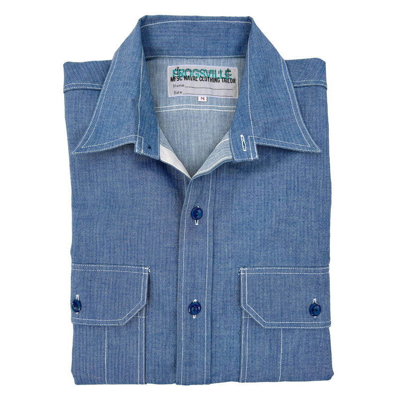 Snipes Shirt - Indigo HBT | Mister Freedom® Snipes Shirt - Indigo HBT | Mister Freedom®
