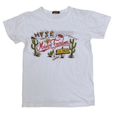 Shop Tee "Truckstop" Hand silkscreened with water-based ink, for a soft hand and vintage look.