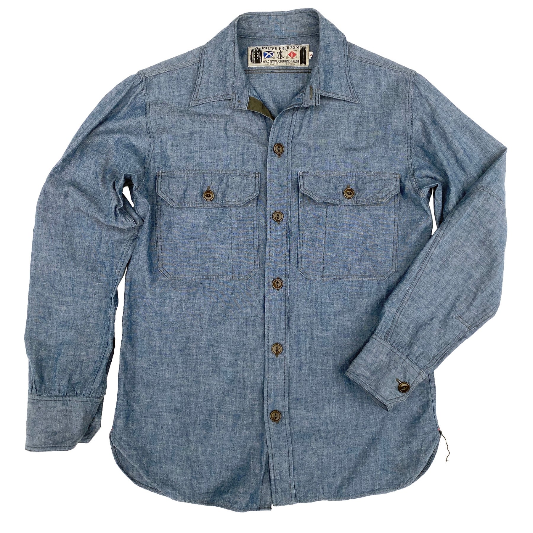 Snipes Shirt - BR Chambray | Mister Freedom®