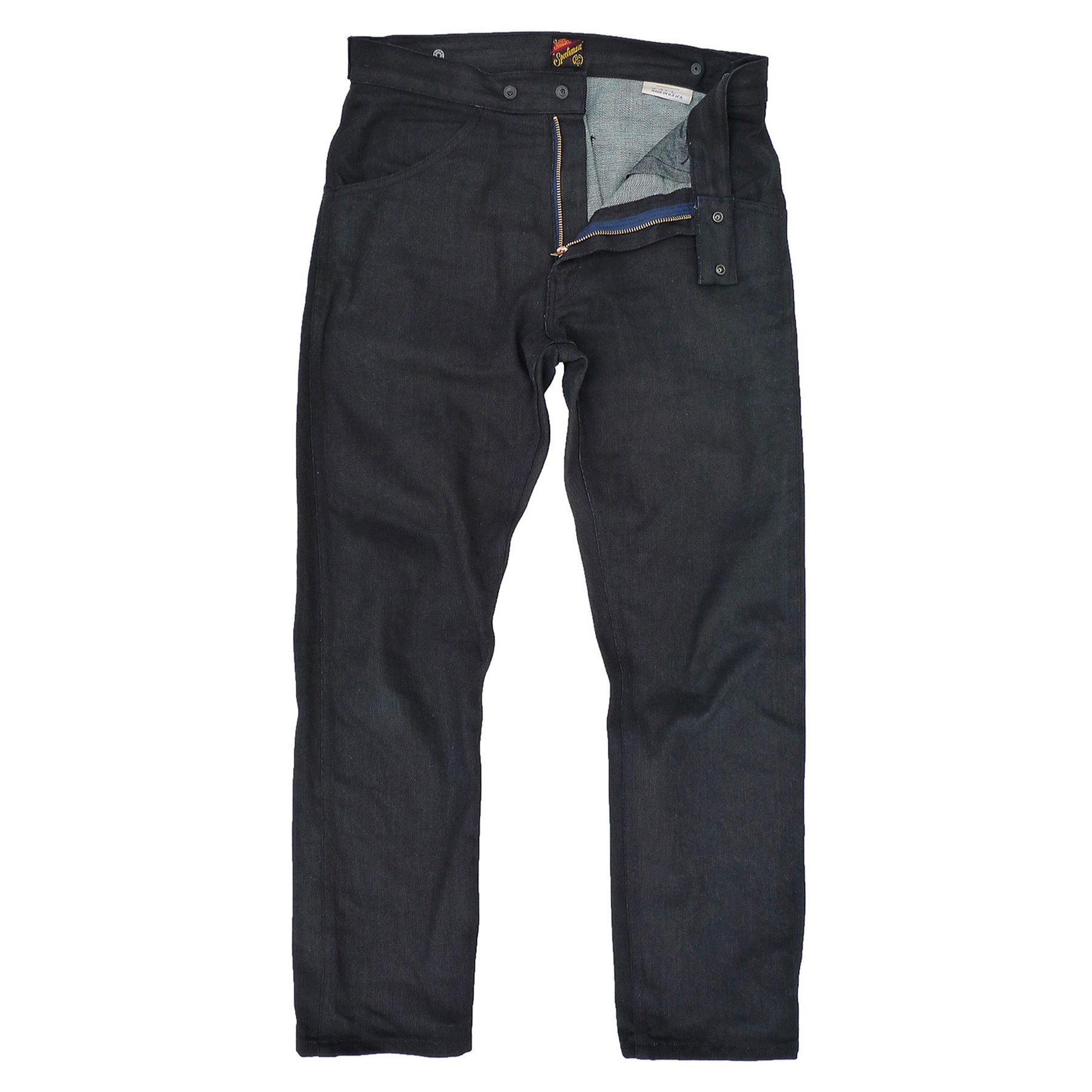 Speedways - NOS Black Coated Denim | Mister Freedom®