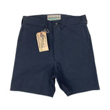 Mister Freedom® Swabbies Cut-Offs Shorts made from Navy Blue HBT. Made in Japan. 