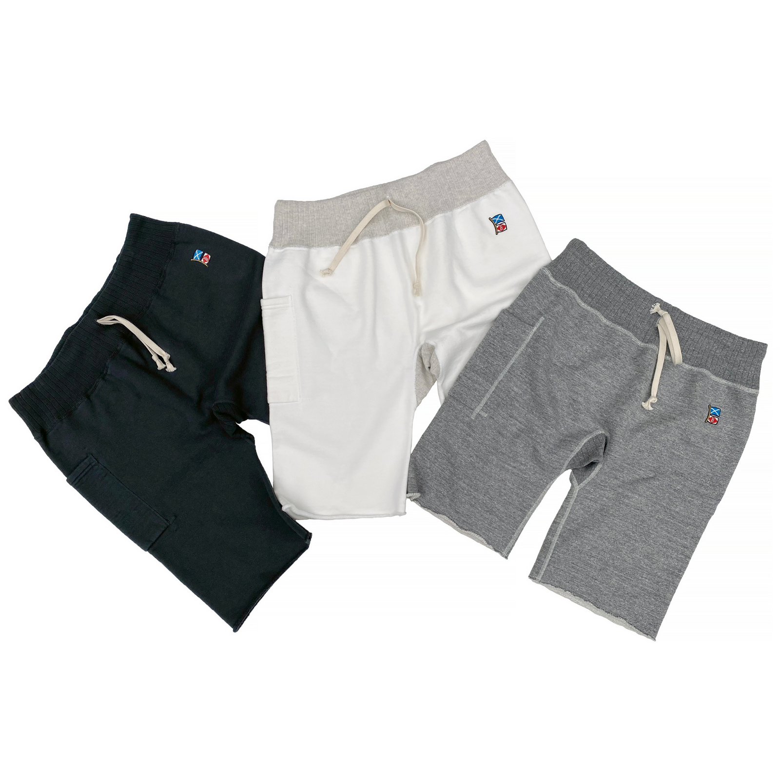 [ KIRSH ]★COLLECTION STITCH CUT OFF SWEAT SHORT PANTS KIRSH Collection Stitch Cut Off Sweat Short Pants Navy
