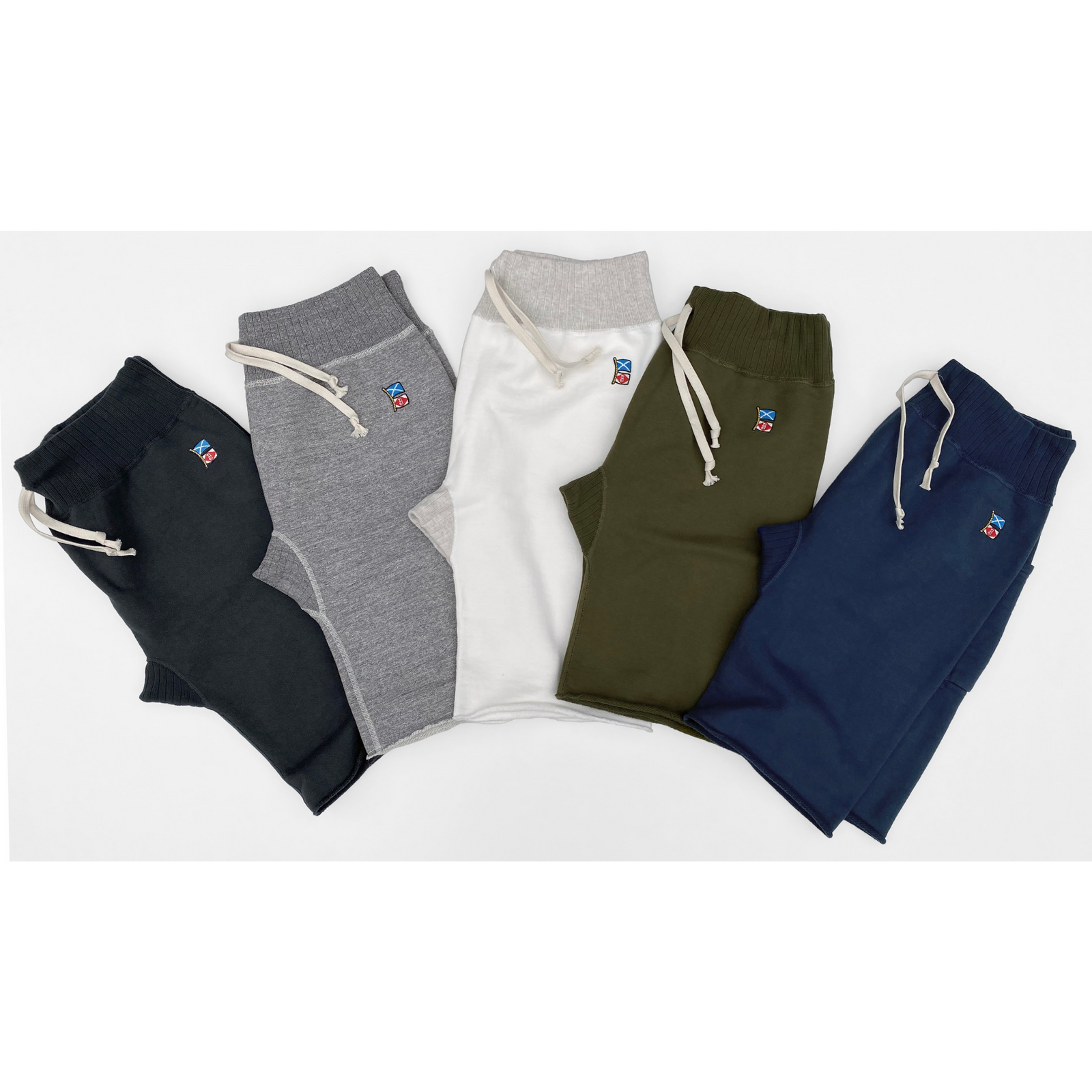 【MORE THAN BLACK】24SS★ CUT OFF SWEAT PANTS SweatpantsCut-OffsBlack-