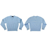 Terrence Cashmere Sweater - Ice Blu