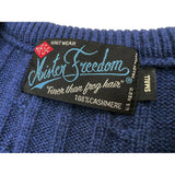 Mister Freedom® TERRENCE Cashmere Sweater, Cable knit, made in Japan