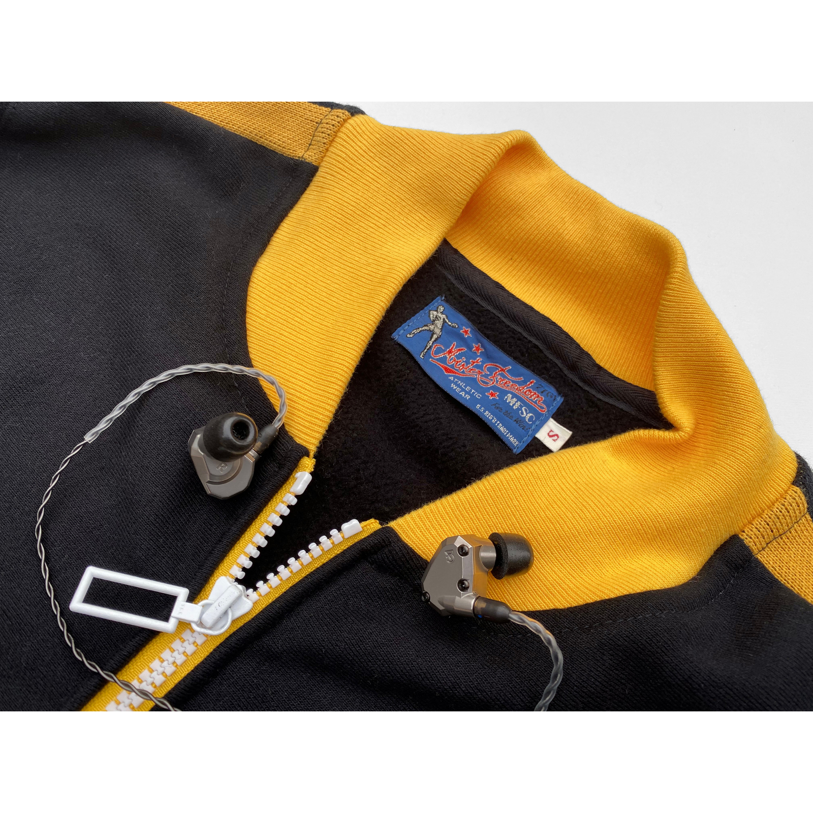 The Track Master Jacket - Black/Gold | Mister Freedom®