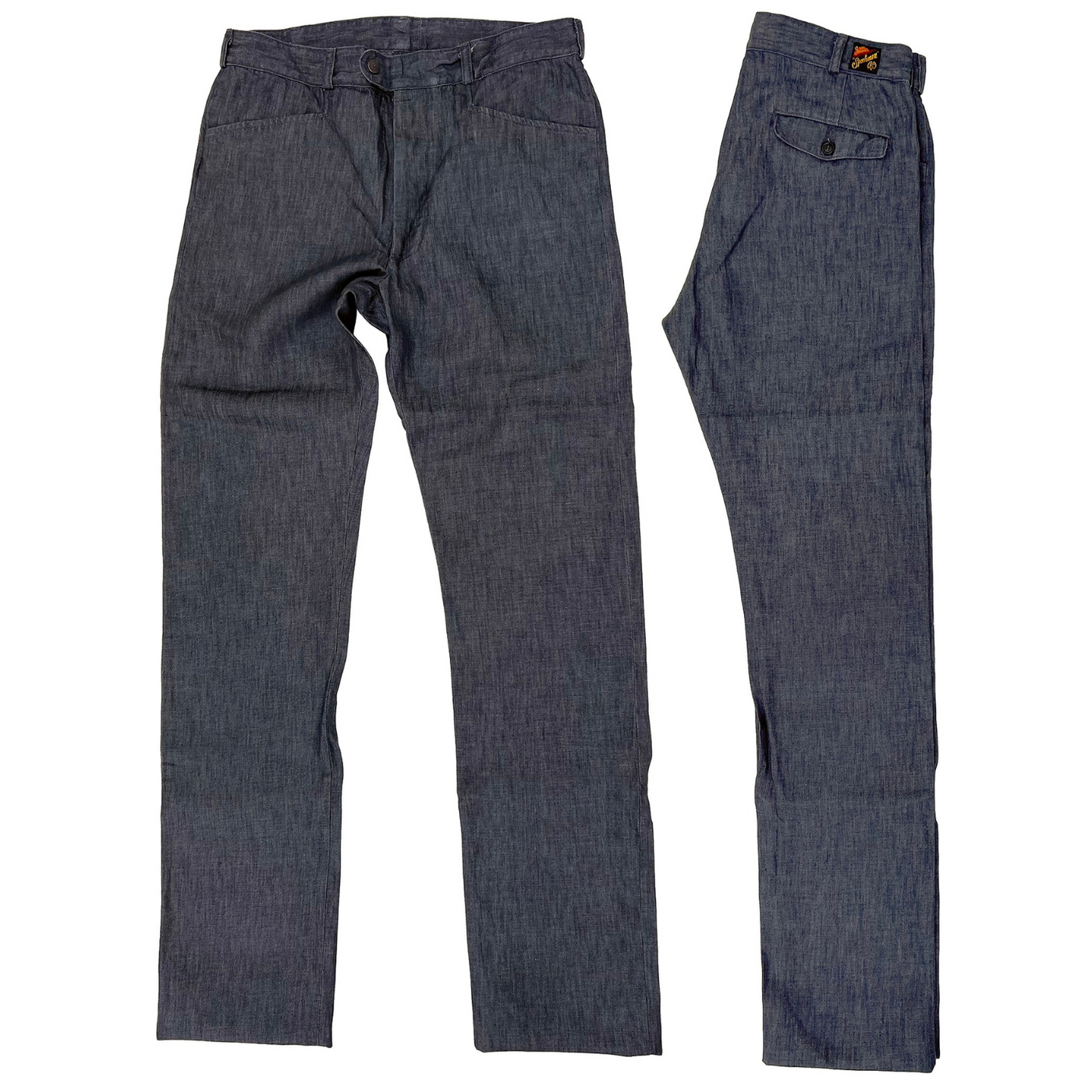 ◆MIDNIGHT MOVE◆ rivet slacks grey 24fw63 Nouvelle Vague